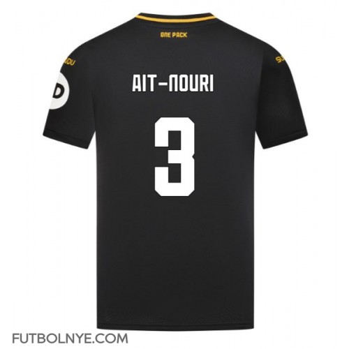 Camiseta Wolves Rayan Ait-Nouri #3 Visitante Equipación 2024-25 manga corta